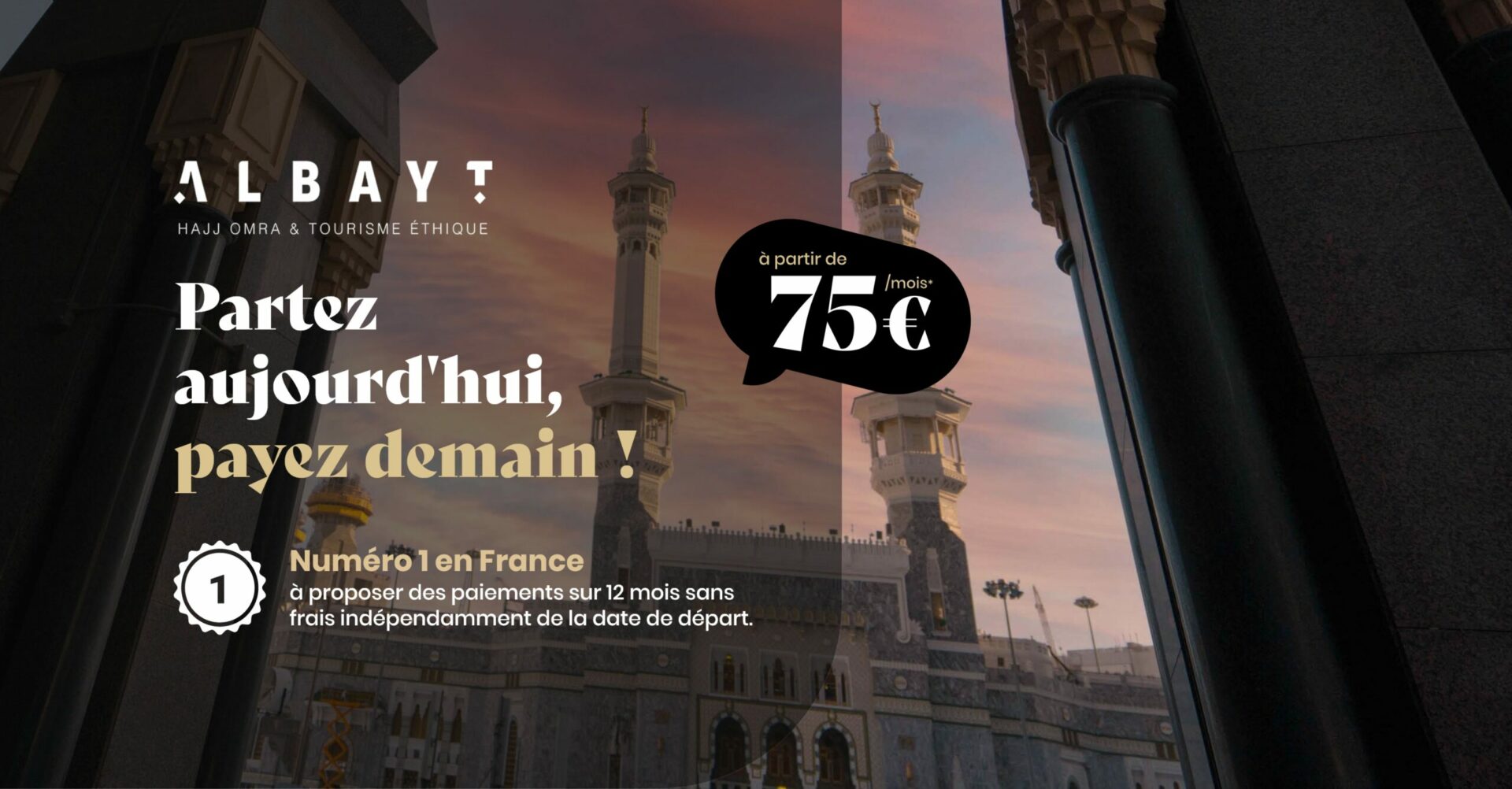 Inscription Hajj, prix hajj 2025 Albayt